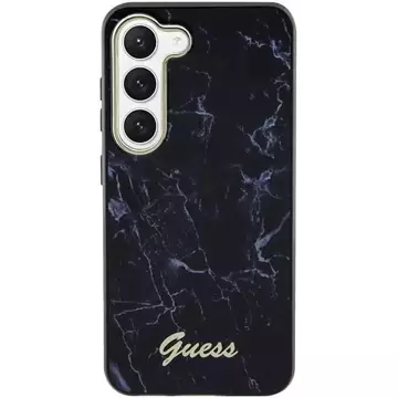 Etui Guess GUHCS23SPCUMAK für Samsung Galaxy S23 S911 Czarny/Black Hardcase Marble