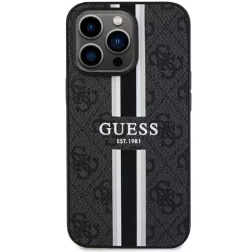 Etui Guess GUHMP13LP4RPSK für iPhone 13 Pro / 13 6,1" Hardcase 4G bedruckte Streifen MagSafe