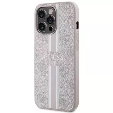 Etui Guess GUHMP13XP4RPSP für iPhone 13 Pro Max 6,7" Hardcase 4G bedruckte Streifen MagSafe