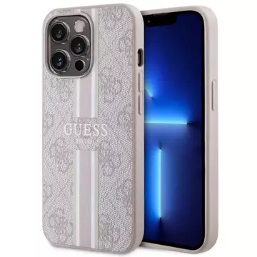 Etui Guess GUHMP13XP4RPSP für iPhone 13 Pro Max 6,7" Hardcase 4G bedruckte Streifen MagSafe