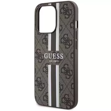 Etui Guess GUHMP13XP4RPSW für iPhone 13 Pro Max 6,7 Hardcase 4G bedruckte Streifen MagSafe