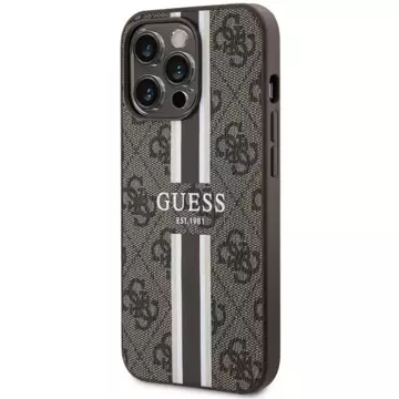 Etui Guess GUHMP13XP4RPSW für iPhone 13 Pro Max 6,7 Hardcase 4G bedruckte Streifen MagSafe