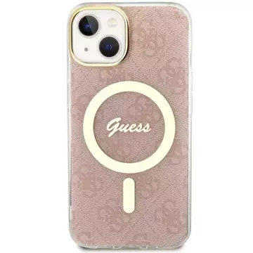 Etui Guess GUHMP14MH4STP für iPhone 14 Plus 6,7" Hardcase 4G MagSafe