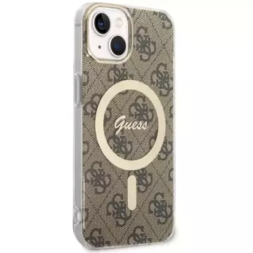 Etui Guess GUHMP14MH4STW für iPhone 14 Plus 6,7" Hardcase 4G MagSafe