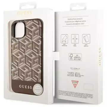 Etui Guess GUHMP14SHGCFSEW für iPhone 14 6,1" Hardcase GCube Stripes MagSafe