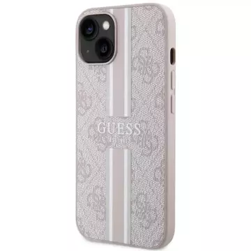 Etui Guess GUHMP14SP4RPSP für iPhone 14 6,1" Hardcase 4G bedruckte Streifen MagSafe