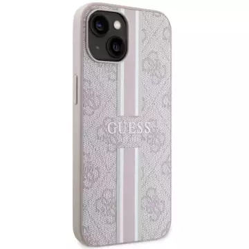 Etui Guess GUHMP14SP4RPSP für iPhone 14 6,1" Hardcase 4G bedruckte Streifen MagSafe