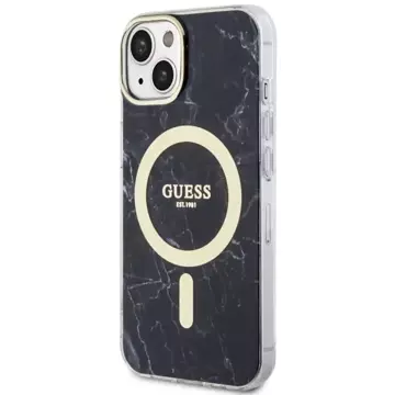 Etui Guess GUHMP14SPCUMAK für iPhone 14 6,1" Hardcase Marble MagSafe