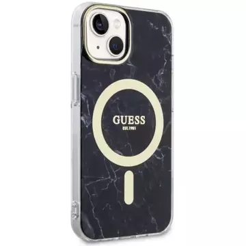 Etui Guess GUHMP14SPCUMAK für iPhone 14 6,1" Hardcase Marble MagSafe