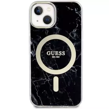 Etui Guess GUHMP14SPCUMAK für iPhone 14 6,1" Hardcase Marble MagSafe