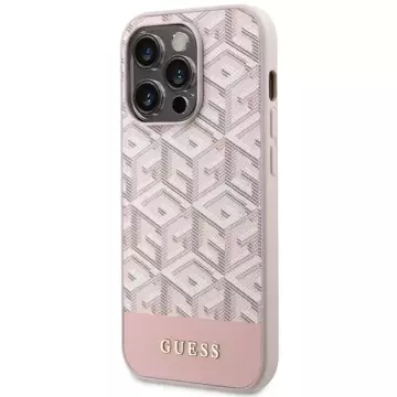 Etui Guess GUHMP14XHGCFSEP für iPhone 14 Pro Max 6,7" Hartschale GCube Stripes MagSafe