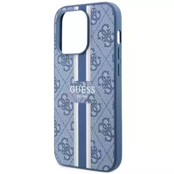 Etui Guess GUHMP14XP4RPSB für iPhone 14 Pro Max 6,7" Hardcase 4G bedruckte Streifen MagSafe