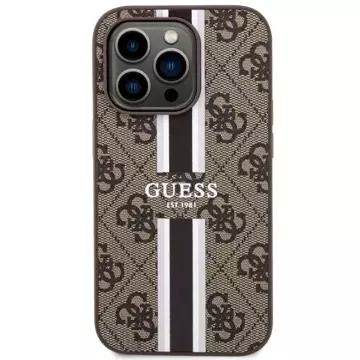 Etui Guess GUHMP14XP4RPSW für iPhone 14 Pro Max 6,7" Hardcase 4G bedruckte Streifen MagSafe