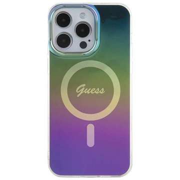 Etui Guess GUHMP15LHITSK für iPhone 15 Pro 6,1" wielokolorowy/rainbow hardcase IML Iridescent MagSafe