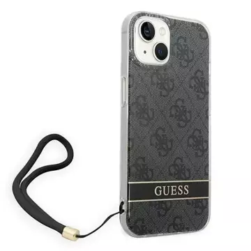 Etui Guess GUOHCP14MH4STK für Apple iPhone 14 Plus 6,7" Czarny/Black Hardcase 4G Print Strap