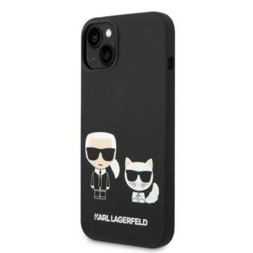 Etui Hardcase Karl Lagerfeld KLHMP14SSSKCK für iPhone 14 6,1" Liquid Silicone Karl