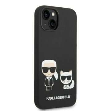 Etui Hardcase Karl Lagerfeld KLHMP14SSSKCK für iPhone 14 6,1" Liquid Silicone Karl