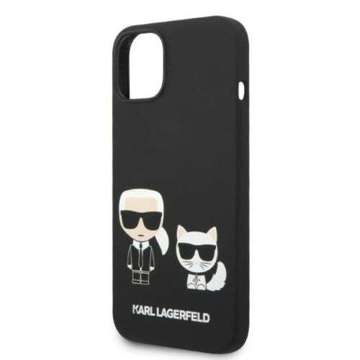 Etui Hardcase Karl Lagerfeld KLHMP14SSSKCK für iPhone 14 6,1" Liquid Silicone Karl