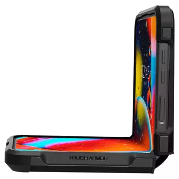 Etui-Hülle Spigen Tough Armor für Samsung Galaxy Z Flip 4 Schwarz