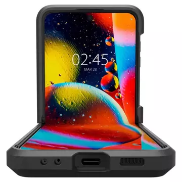 Etui-Hülle Spigen Tough Armor für Samsung Galaxy Z Flip 4 Schwarz