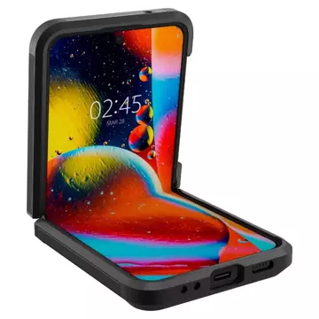 Etui-Hülle Spigen Tough Armor für Samsung Galaxy Z Flip 4 Schwarz