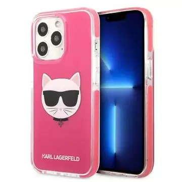 Etui Karl Lagerfeld KLHCP13LTPECPI für iPhone 13 Pro / 13 6,1" Hardcase Choupette Head