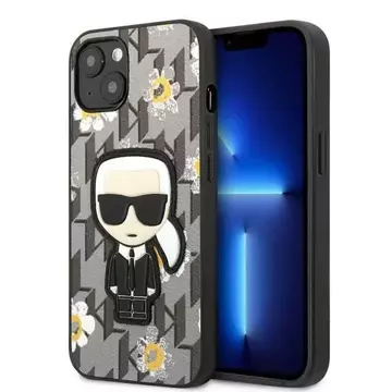 Etui Karl Lagerfeld KLHCP13MPMNFIK1 für iPhone 13 6,1" Flower Ikonik Karl