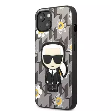 Etui Karl Lagerfeld KLHCP13MPMNFIK1 für iPhone 13 6,1" Flower Ikonik Karl