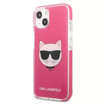 Etui Karl Lagerfeld KLHCP13MTPECPI für iPhone 13 6,1" Hardcase Choupette Head