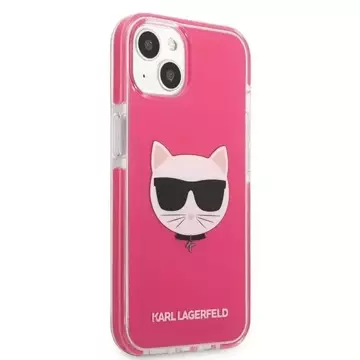 Etui Karl Lagerfeld KLHCP13MTPECPI für iPhone 13 6,1" Hardcase Choupette Head