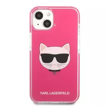 Etui Karl Lagerfeld KLHCP13MTPECPI für iPhone 13 6,1" Hardcase Choupette Head