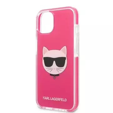 Etui Karl Lagerfeld KLHCP13MTPECPI für iPhone 13 6,1" Hardcase Choupette Head