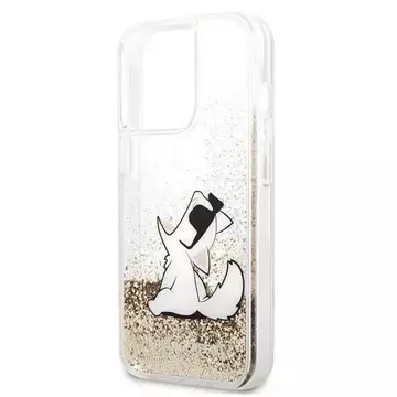 Etui Karl Lagerfeld KLHCP13XGCFD für iPhone 13 Pro Max 6,7" Hardcase Liquid Glitter Choupette Fun