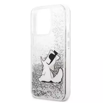 Etui Karl Lagerfeld KLHCP13XGCFS für iPhone 13 Pro Max 6,7" Hardcase Liquid Glitter Choupette Fun