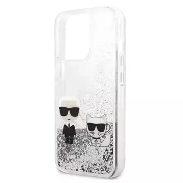 Etui Karl Lagerfeld KLHCP13XGKCS für iPhone 13 Pro Max 6,7" Hardcase Liquid Glitter Karl