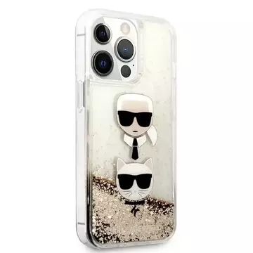 Etui Karl Lagerfeld KLHCP13XKICGLD für iPhone 13 Pro Max 6,7" Hardcase Liquid Glitter Karl