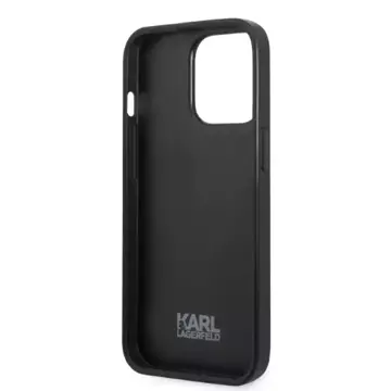 Etui Karl Lagerfeld KLHCP13XPMNIKBL für iPhone 13 Pro Max 6,7" Hardcase Monogram Ikonik Patch