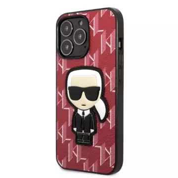 Etui Karl Lagerfeld KLHCP13XPMNIKPI für iPhone 13 Pro Max 6,7" Hardcase Monogram Ikonik Patch