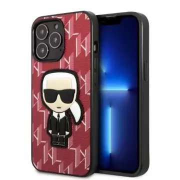 Etui Karl Lagerfeld KLHCP13XPMNIKPI für iPhone 13 Pro Max 6,7" Hardcase Monogram Ikonik Patch