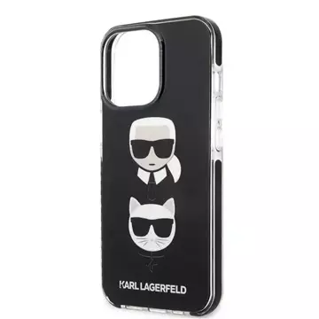 Etui Karl Lagerfeld KLHCP13XTPE2TK für iPhone 13 Pro Max 6,7" Hardcase czarny/black Karl