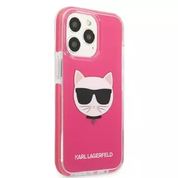 Etui Karl Lagerfeld KLHCP13XTPECPI für iPhone 13 Pro Max 6,7" Hardcase Choupette Head