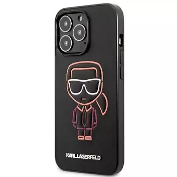 Etui Karl Lagerfeld KLHCP13XTUOK für iPhone 13 Pro Max 6,7" Hardcase Karl Ikonik Outline