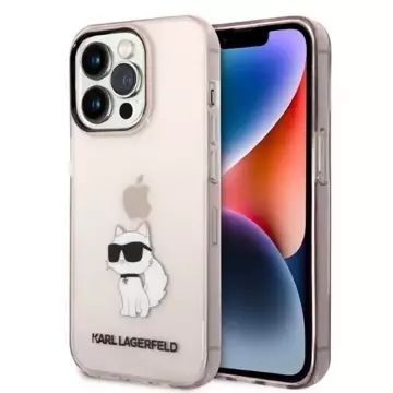 Etui Karl Lagerfeld KLHCP14LHNCHTCP für iPhone 14 Pro 6,1" Hardcase Ikonik Choupette