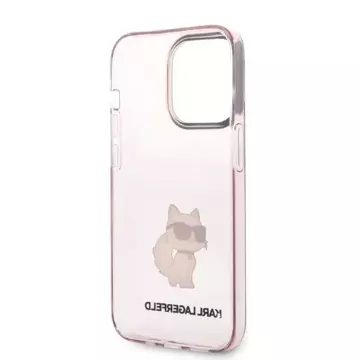 Etui Karl Lagerfeld KLHCP14LHNCHTCP für iPhone 14 Pro 6,1" Hardcase Ikonik Choupette