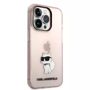 Etui Karl Lagerfeld KLHCP14LHNCHTCP für iPhone 14 Pro 6,1" Hardcase Ikonik Choupette