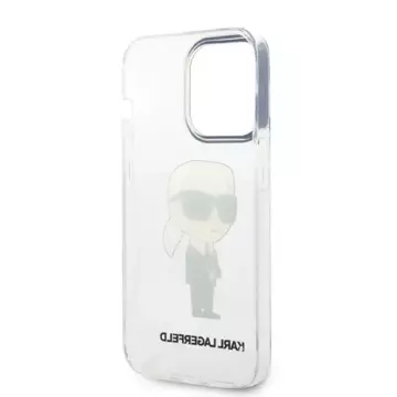 Etui Karl Lagerfeld KLHCP14LHNIKTCT für iPhone 14 Pro 6,1" Hardcase Ikonik Karl Lagerfeld