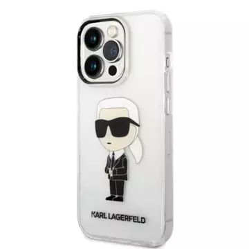 Etui Karl Lagerfeld KLHCP14LHNIKTCT für iPhone 14 Pro 6,1" Hardcase Ikonik Karl Lagerfeld