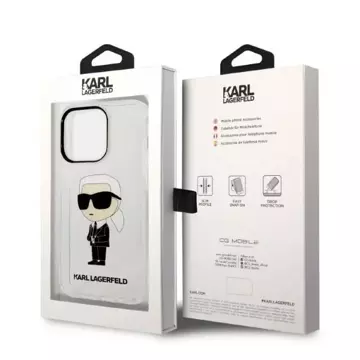 Etui Karl Lagerfeld KLHCP14LHNIKTCT für iPhone 14 Pro 6,1" Hardcase Ikonik Karl Lagerfeld