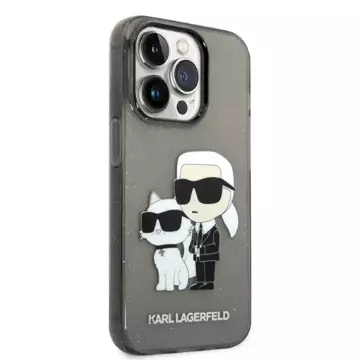 Etui Karl Lagerfeld KLHCP14LHNKCTGK für iPhone 14 Pro 6,1" Hardcase Gliter Karl