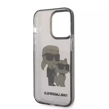 Etui Karl Lagerfeld KLHCP14LHNKCTGK für iPhone 14 Pro 6,1" Hardcase Gliter Karl